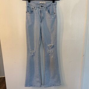 Levi's Light Blue Flare Jeans